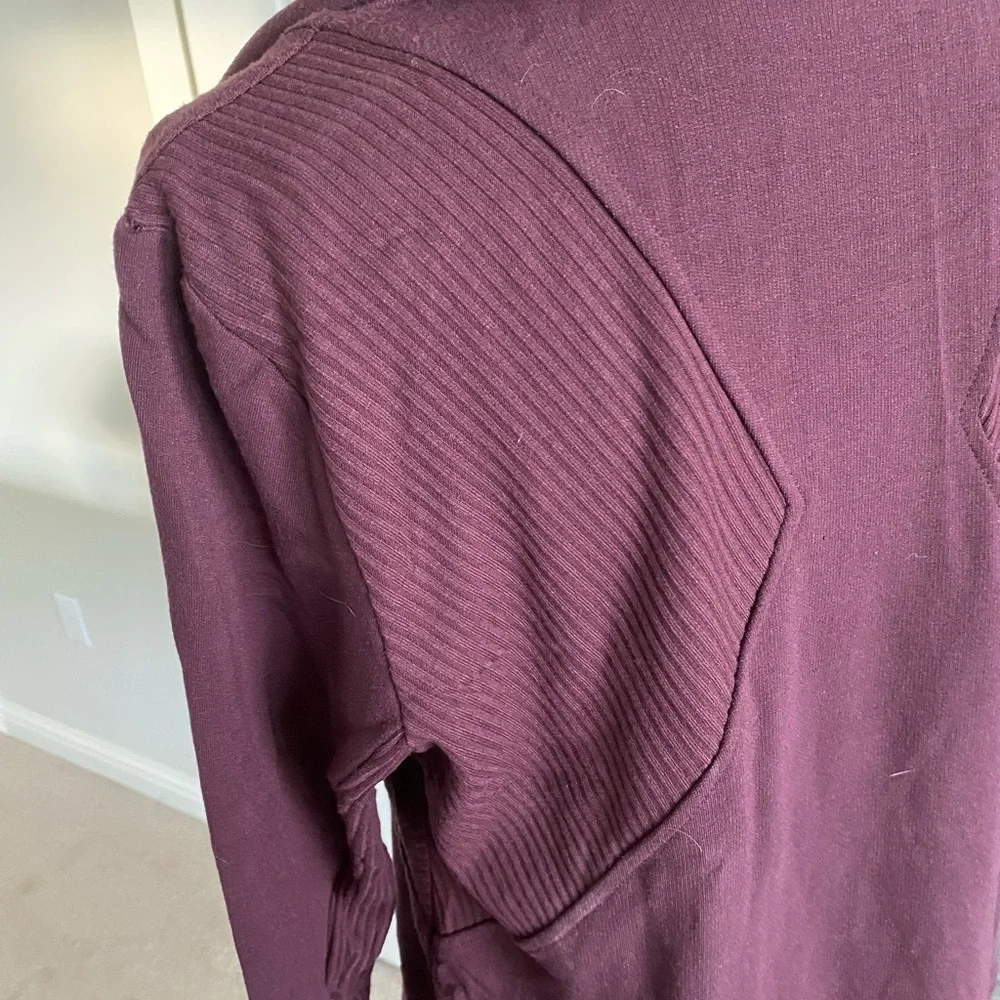 Purple Zip-Front Sweater - Picture 6 of 6